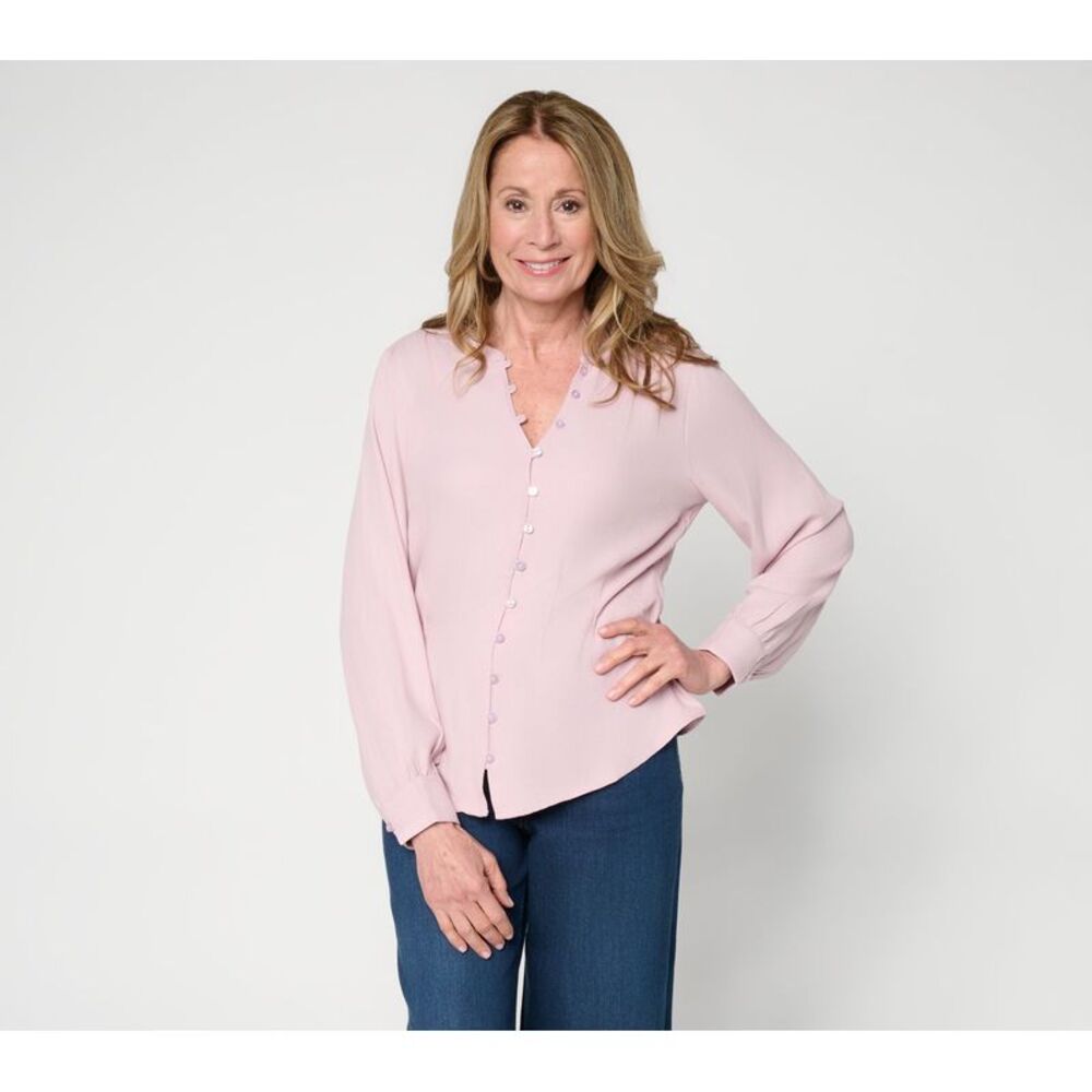 Me by Jennie Garth Women's Top Plus Sz 2X Make Your Multi-colored